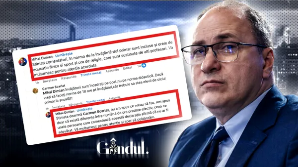 Declarație falsă a ministrului Educației. Cum contrazice Mihai Dimian legea în vigoare privind orele învățătorilor