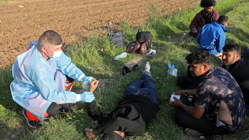 Migranții blocați la frontiera Polonia-Belarus „vor muri în curând”: „Nu au apă de băut și nu au primit nimic de mâncare”