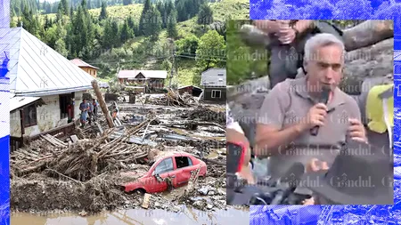 Călin Georgescu a ajuns la sinistrații din Broșteni: 