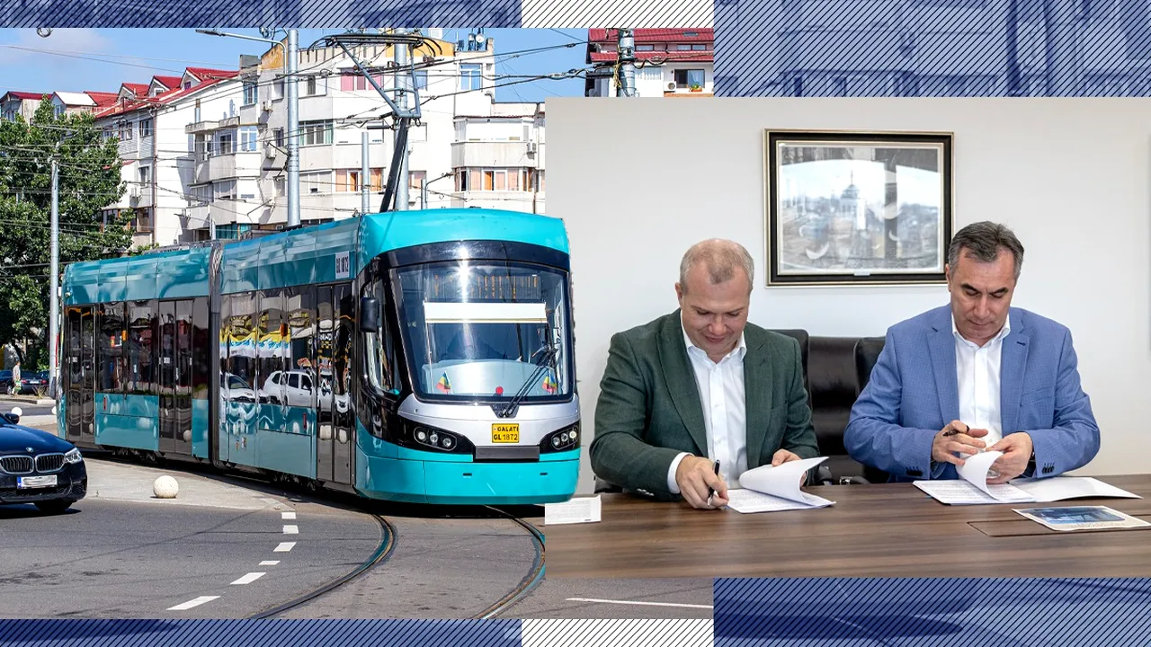 Galați își cumpără 10 tramvaie model „Autentic”, produse în România / Ionuț Pucheanu: Am spus stop achiziției de autobuze second-hand