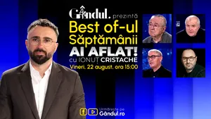 Gândul prezintă Best Of Ai aflat! Cu Ionuț Cristache – vineri, 22 august, de la ora 15.00