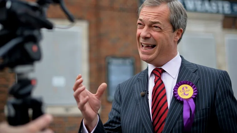 Nu vreau să am vecini români. Liderul extremist Nigel Farage, într-un interviu șocant, care s-a încheiat cu scoaterea lui din studio