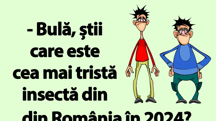 BANC | Bulă, care e cea mai tristă insectă din România în 2024?