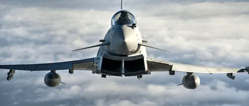 Forțelor Aeriene Regale ale Marii Britanii au trimis celebrele aeronave Typhoon în România