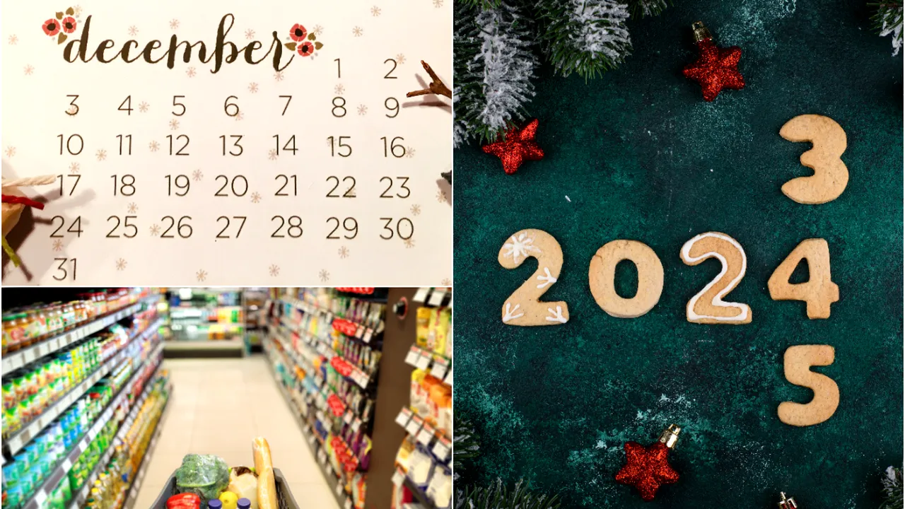Programul supermarketurilor de Crăciun și Revelion. Ce orar au magazinele în ultima săptămână din decembrie 2024