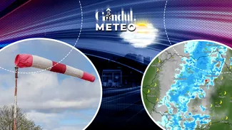 Meteorologii ANM anunță ploi în toată țara, lapoviță, ninsori la munte și rafale de vânt de până la 90 km/h. Prognoză specială pentru București