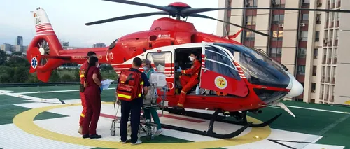 O sută de zboruri pe heliportul de la „Universitar”. Pacientul „100”, un bebeluș de doar două zile / GALERIE FOTO cu elicopterele SMURD în acțiune