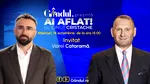 „Ai Aflat! cu Ionuț Cristache” începe miercuri, 14 octombrie, de la ora 15.00, live pe Gândul. Invitat: Viorel Cataramă