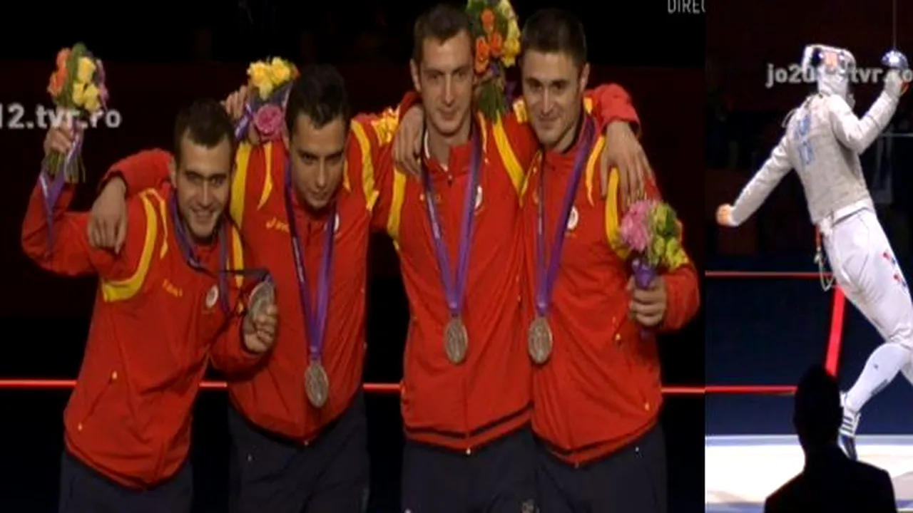 JO 2012 LONDRA. România ia ARGINTUL la proba de sabie