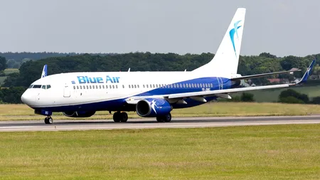 Continuă problemele pentru Blue Air. ANAF a pus sechestru pe o aeronavă a companiei