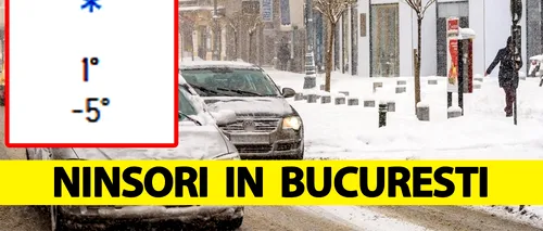 Pe ce dată exactă vin ninsorile ADEVĂRATE în București, de fapt. Prognoza Accuweather modificată