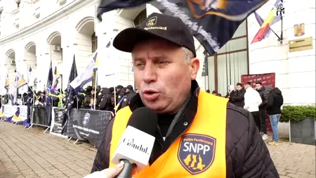 VIDEO EXCLUSIV | Protest al polițiștilor în București. Care sunt revendicările