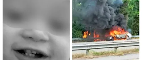 GALERIE FOTO. O femeie din SUA a incendiat intenționat mașina în care se afla copilul ei