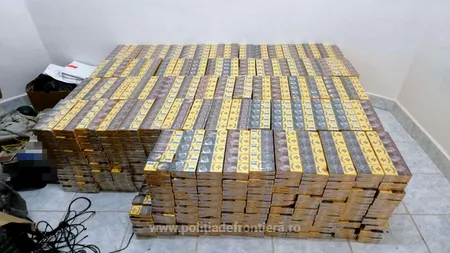 Percheziții în București și nouă județe, la contrabandiștii de țigări. Prejudiciul estimat depășește 31 milioane de euro