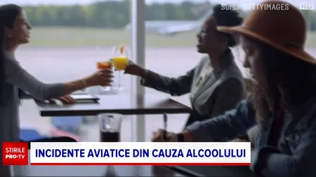 O companie aeriană a cerut limitarea ALCOOLULUI vândut la două băuturi de persoană, în aeroporturi. Care este motivul