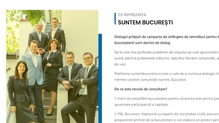 Platformă de consultare publică pentru bucureșteni, poriect inițiat de PNL București a lansat o 