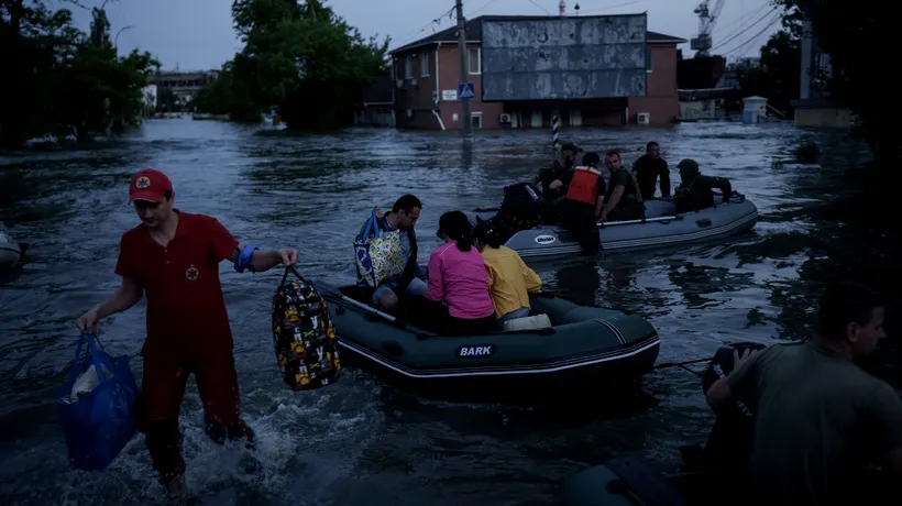LIVE UPDATE | Războiul din Ucraina, ziua 469. Riscul de inundații în Herson, încă prezent după distrugerea barajului de la Kahovka
