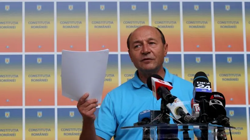 Traian Băsescu atacă recensământul buletinelor: Operațiunea este ILEGALĂ