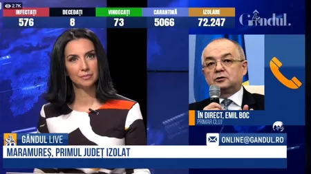 GÂNDUL LIVE. Emil Boc. Izolarea totală trebuie decisă instituțional și nu heirupist, cu Boc sau cu altcineva. / Dacă stăm acasă, ne salvăm locurile de muncă