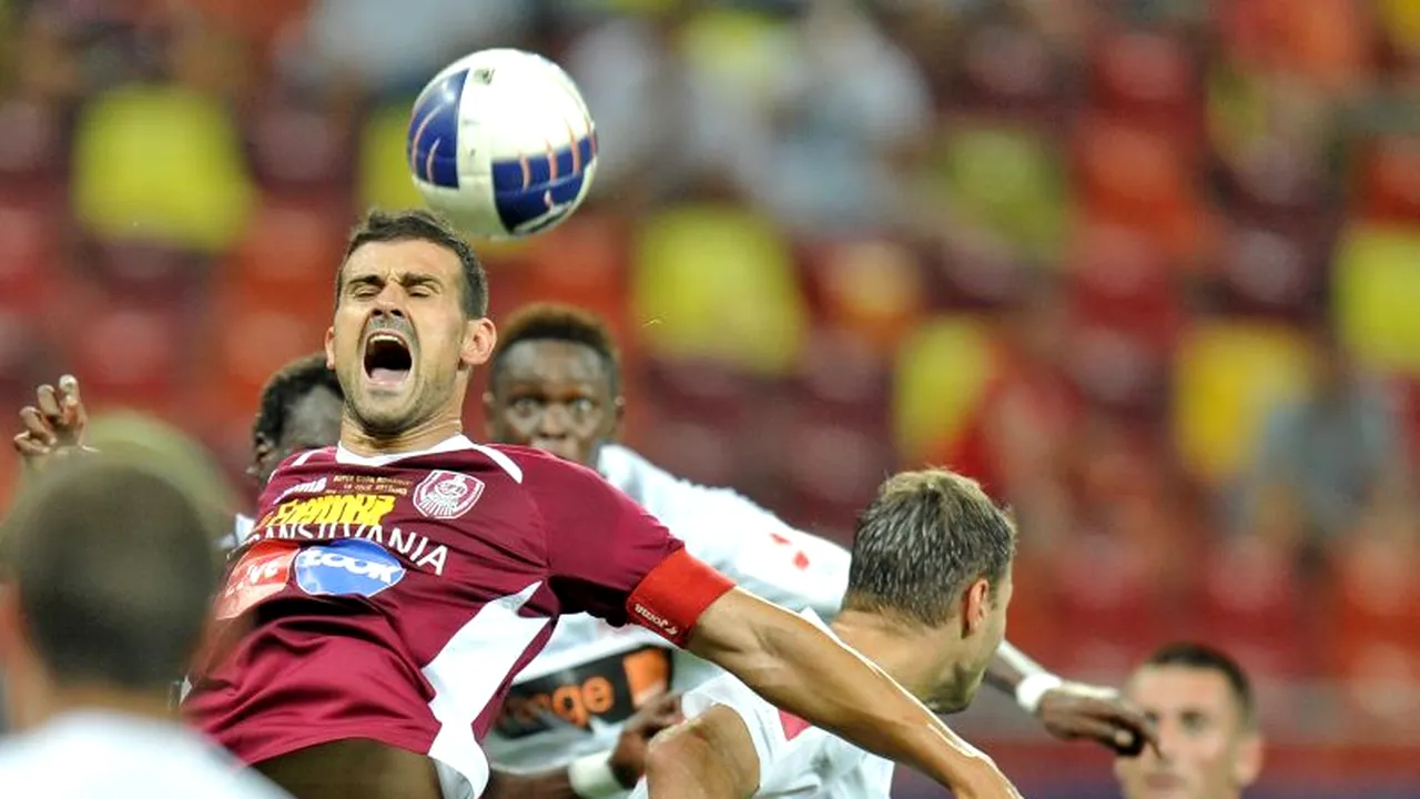 Dinamo învinsă de CFR Cluj, scor 0-1, în Liga I