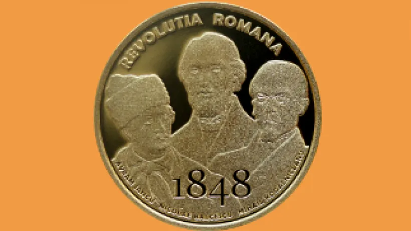 BNR lansează două monede cu tema 175 de ani de la Revoluţia Română din 1848