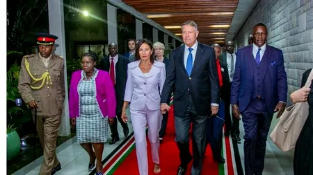 VIDEO | Klaus Iohannis a sosit în KENYA în prima etapă a turneului în Africa