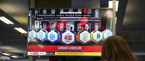 BBC: Au sosit primele rezultate exit poll de la alegerile parlamentare din Marea Britanie. După 14 ani, guvernarea conservatoare se încheie