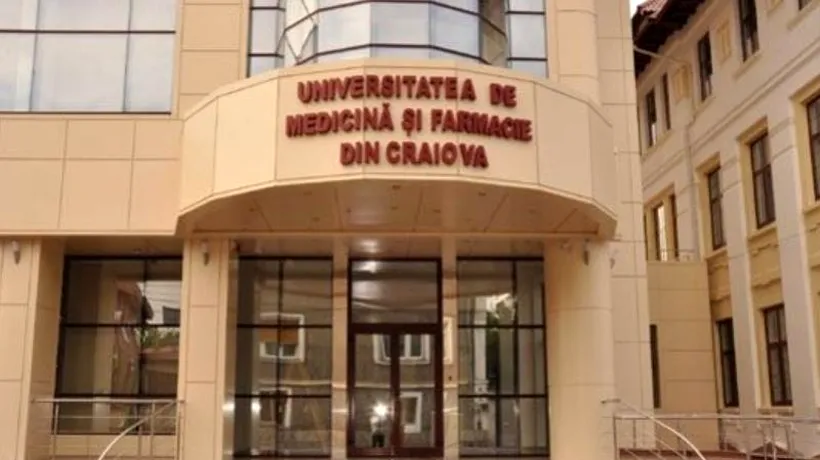 Cinci profesori ai Universității de Medicină Craiova sunt cercetați sub control judiciar pentru fapte de corupție