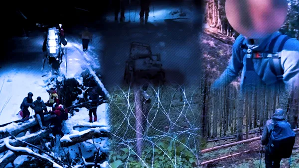 CNN a filmat din elicopter vârfurile înzăpezite ale Carpaților, rutele de fugă pentru bărbații ucraineni în România