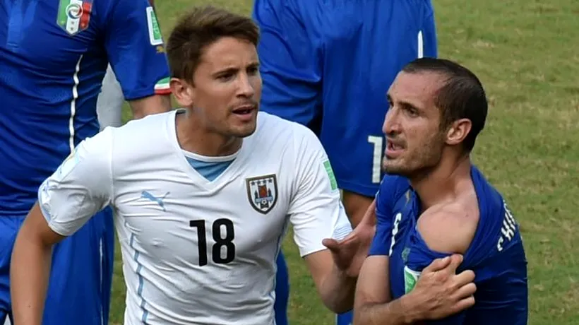 Chiellini răspunde scuzelor lui Suarez: Sper că FIFA îți va reduce suspendarea
