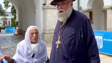 O femeie care susține că e verișoara lui Ion Iliescu, PREZENTĂ la funeralii