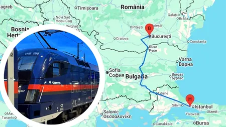 Cât costă un bilet cu trenul de la București la Istanbul, în 2026. Câte ore durează călătoria