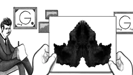 HERMANN RORSCHACH Google Doodle. Tu ce vezi în această imagine?