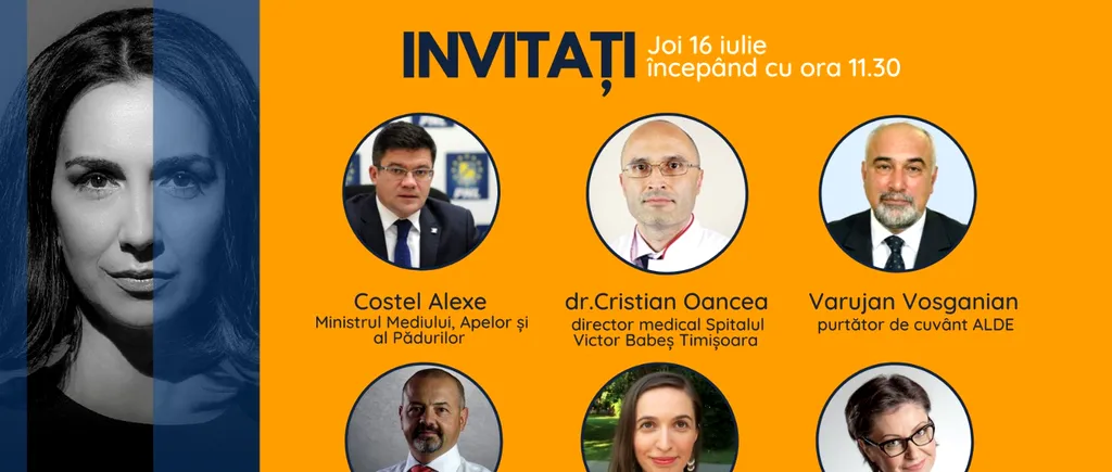 Ministrul Mediului, Apelor și Pădurilor, Costel Alexe, se află printre invitații Emmei Zeicescu la Gândul LIVE, pe 16 iulie, de la ora 11.30