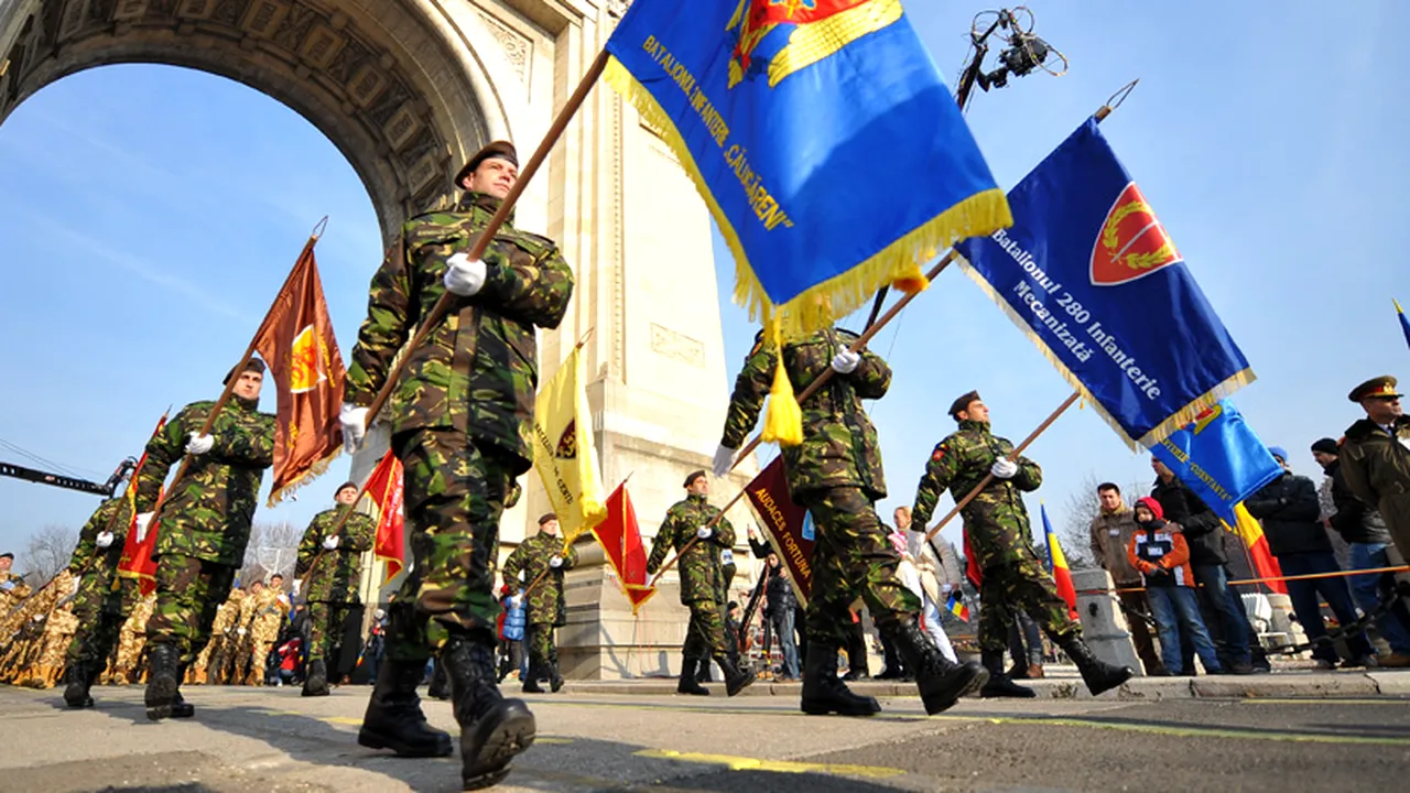 Ziua Armatei României, marcată cu ceremonii la Mormântul Ostașului Necunoscut din Capitală