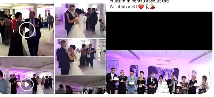 Sezonul „nunților COVID-19” în Bihor. O mireasă, asistentă medicală ATI, a fost diagnosticată cu boala după ce a avut peste 100 de invitați la eveniment - FOTO
