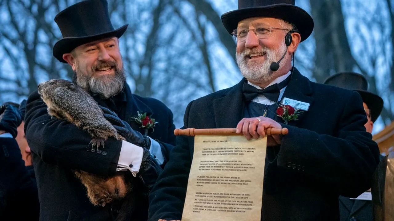 Cârtița care prevestește încă șase săptămâni de iarnă grea pentru americani