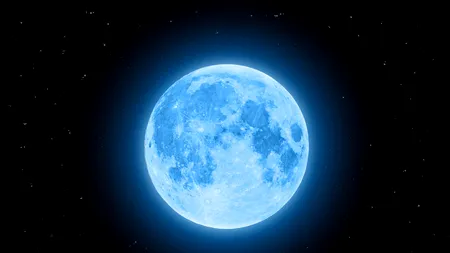 ”Luna albastră”, spectacol pe cer la final de august. Ce este ”Blue Moon”