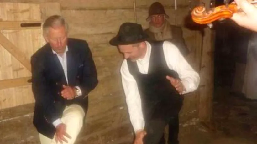 Prințul Charles a învățat un dans popular în timpul vizitei în Transilvania