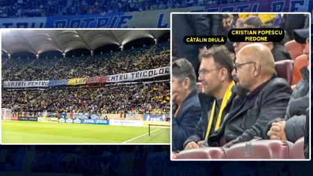 Drulă și Piedone, umăr la umăr în tribună, la meciul România - Austria. Ce au discutat cei doi despre Primăria Capitalei