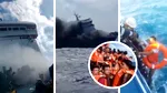 Cinci morți și 41 de dispăruți, după ce un feribot din Indonezia a luat foc pe mare