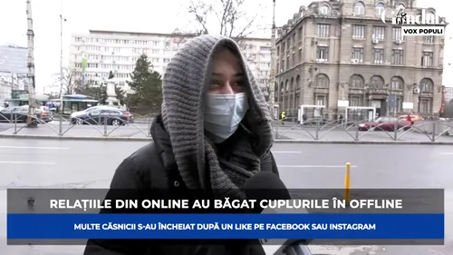 GÂNDUL VOX POPULI: Online-ul a trecut multe relații… în offline. Ce cred românii despre Facebook și divorțurile provocate de rețelele de socializare | VIDEO