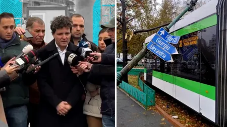 Nicușor DAN, despre stâlpul pus INVERS pe Linia 32: 2000-3000 de stâlpi și-au depășit perioada de valabilitate. Suntem nevoiți să facem improvizații