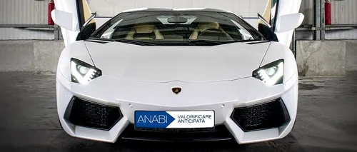 Lamborghini Aventador, scos la licitație de ANABI. Mașina a fost confiscată de la o grupare de crimă organizată
