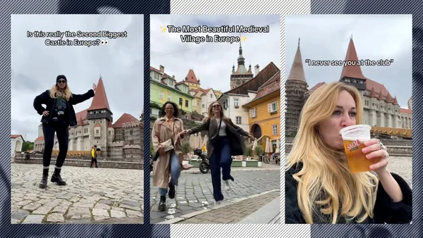 O vloggeriță din SUA a vizitat Sibiul, Sighișoara și Castelul Corvinilor. Primele ei impresii: „Românii sunt prietenoși, dar prea curioși”
