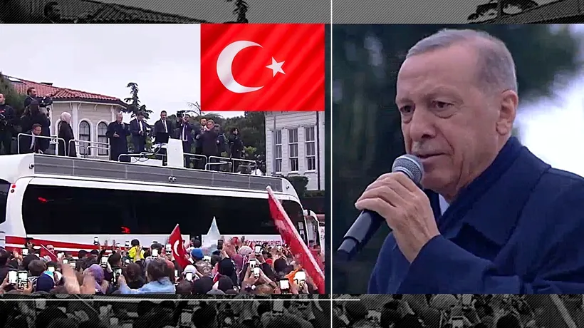 LIVE UPDATE | Erdogan, primul discurs după un SCRUTIN ISTORIC. Președintele își revendică victoria în alegeri. Bye, bye, Kemal!