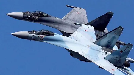Două avioane de vânătoare rusești Su-35S s-au ciocnit în aer, în apropierea graniței cu Ucraina. Un pilot a murit