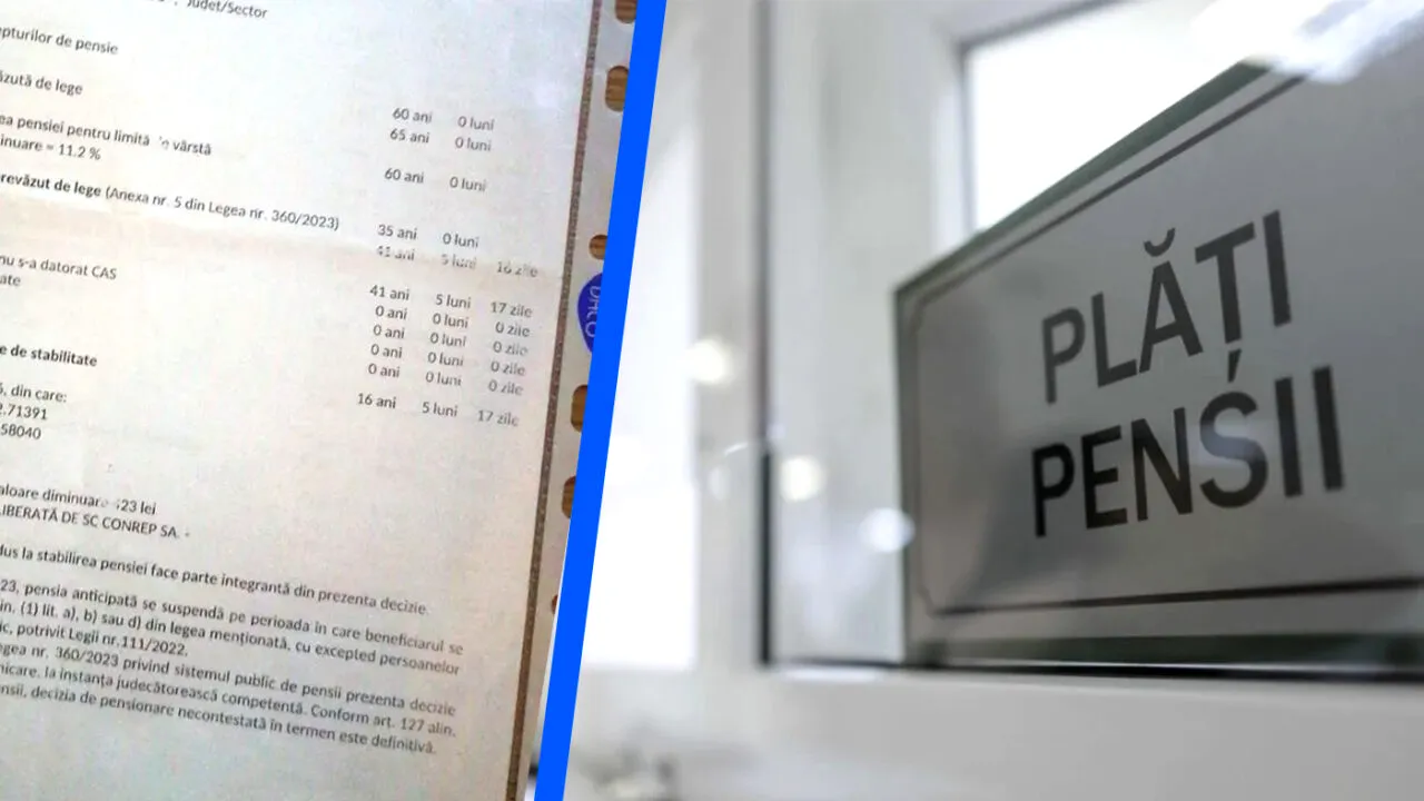 Ce pensie primește un pensionar din București, după 42 de ani de muncă. Are stagiu complet de cotizare și puncte de stabilitate incluse