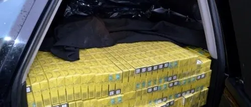 Cum a fost ''prins'' un șofer ucrainean care transporta țigări de contrabandă