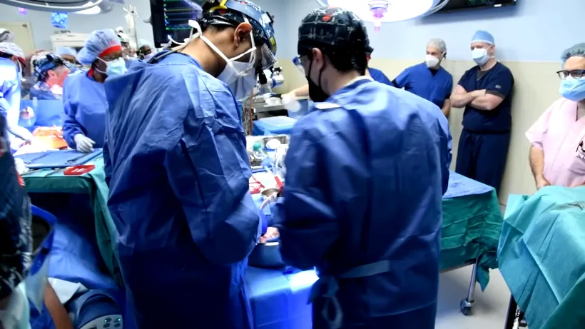 Premieră medicală mondială. O inimă de porc i-a fost transplantată unui pacient